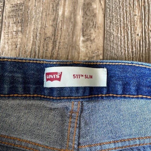 Levi’s 511 Slim Boy Jean Shorts, 18 Regular W29” - Picture 5 of 8